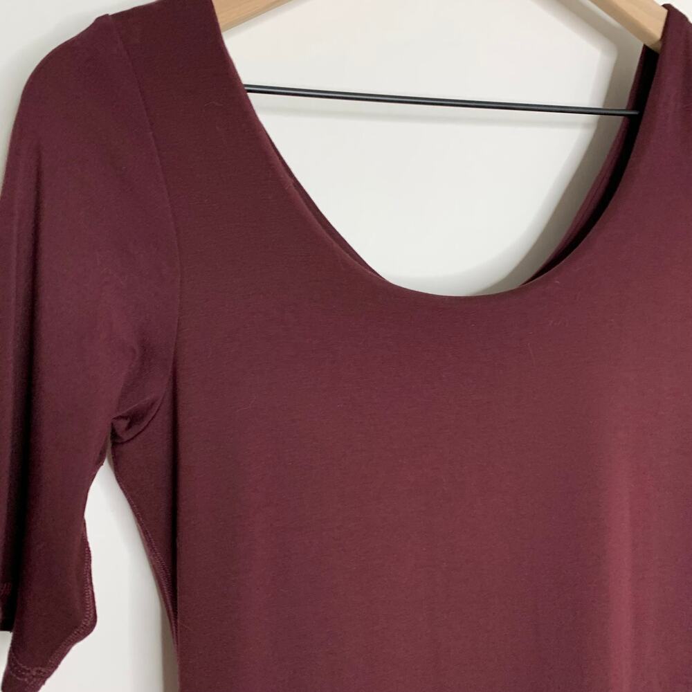 Imbodhi Sleeved Bōdhi Jumper Burgundy Womens XL - Picture 9 of 16
